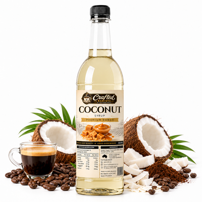 Coconut Syrup Premium Range 800mL | Crafted Barista Australia
