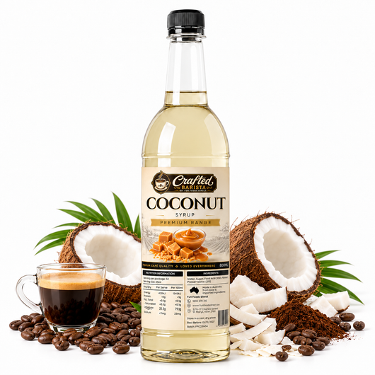 Coconut Syrup Premium Range 800mL | Crafted Barista Australia