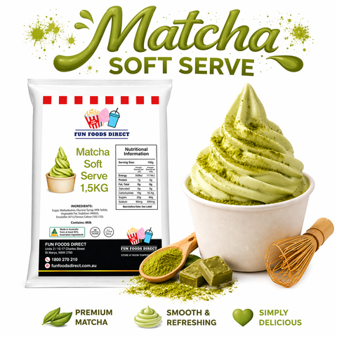 Matcha Soft Serve – Premium Japanese Green Tea Flavour