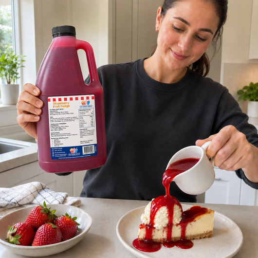 Strawberry Fruit Sundae Fudge 2L