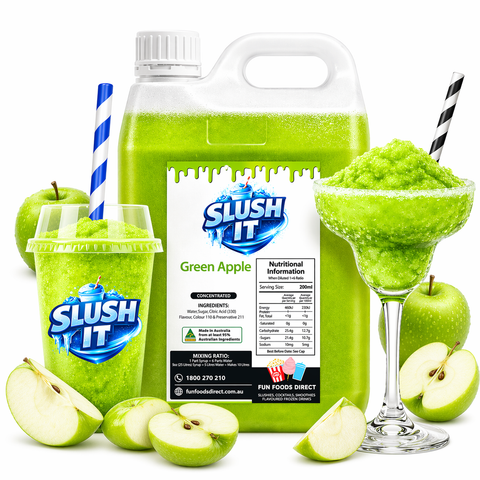 Green Apple Slushy 2L Bottle