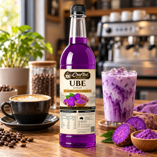 Ube Syrup Premium  Range 800mL | Rich Purple Yam Cafe Syrup