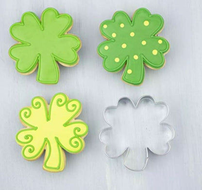 Four Leaf Clover Premium Tin Cookie Cutter