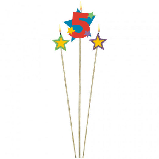 #5 BIRTHDAY PICK CANDLES