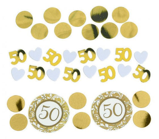 50TH ANNIVERSARY CONFETTI 34G