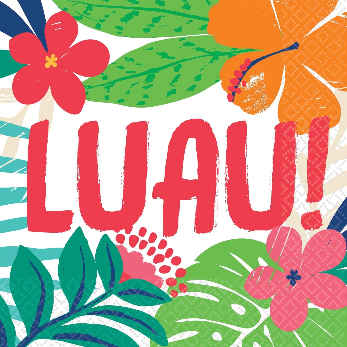 Tropical Jungle Luau Napkins