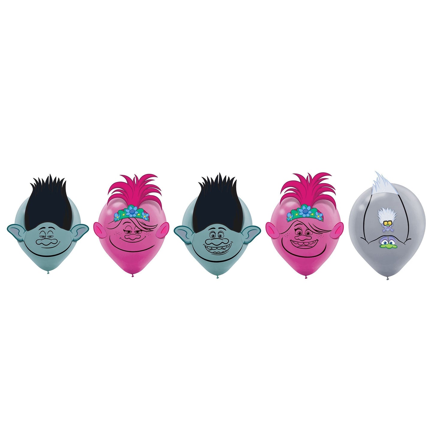 Trolls World Tour Latex Balloons Decorating Kit