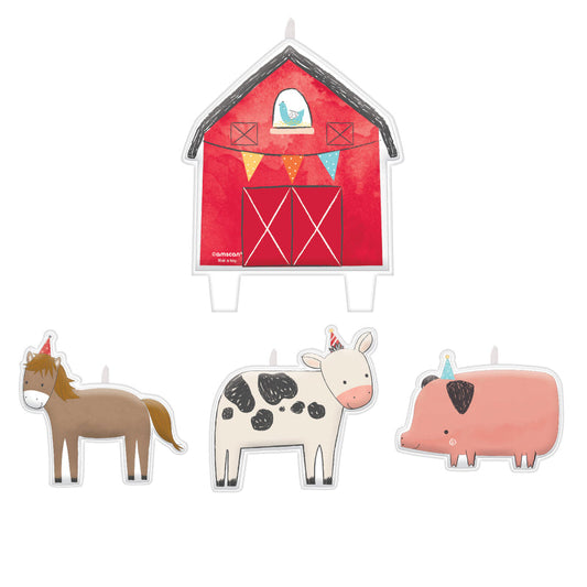 Barnyard Birthday Candle Set