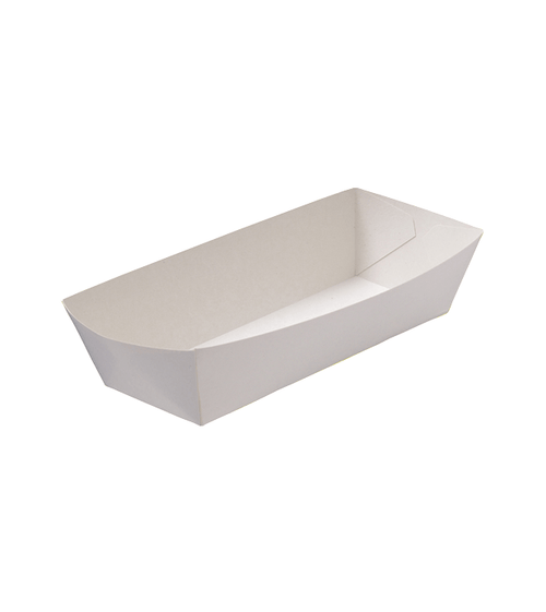 White Food Hot Dog Trays