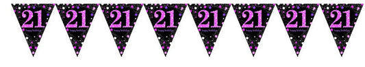 Pink Celebration 21 Banner