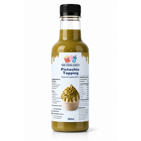 Pistachio Premium Milkshake Syrup & Dessert Topping for Thickshakes, Sundaes & Drinks