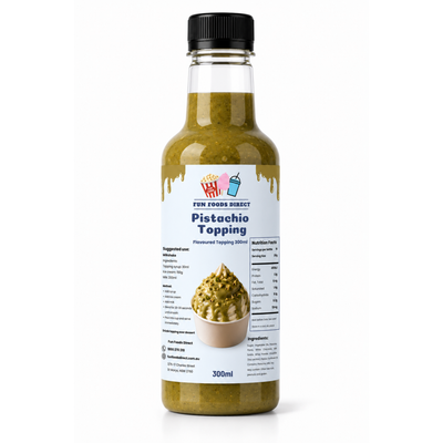 Pistachio Premium Milkshake Syrup & Dessert Topping for Thickshakes, Sundaes & Drinks