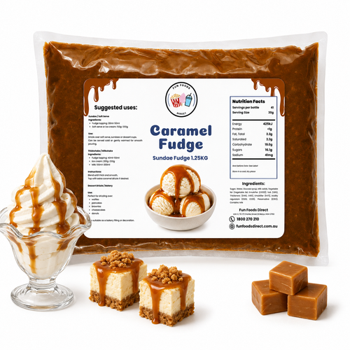 Caramel Fudge Sundae Topping 1.2KG