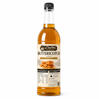 Butterscotch Syrup Premium Range 800mL | Crafted Barista Australia