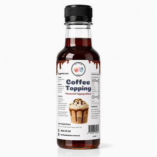 Coffee Milkshake Syrup & Dessert Topping for Thickshakes, Sundaes & Drinks