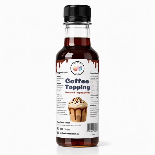 Coffee Milkshake Syrup & Dessert Topping for Thickshakes, Sundaes & Drinks