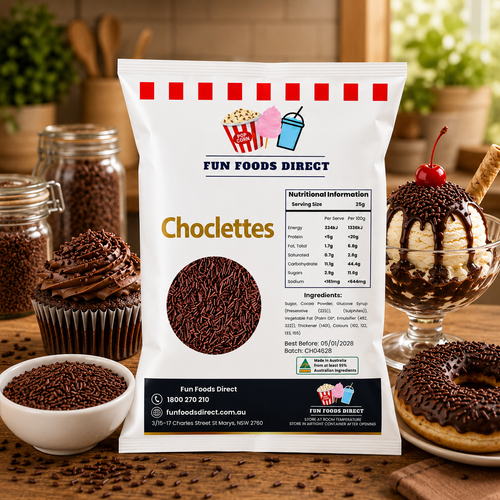 Chocolate Topping Jimmies Sprinkles