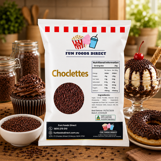 Chocolate Topping Jimmies Sprinkles