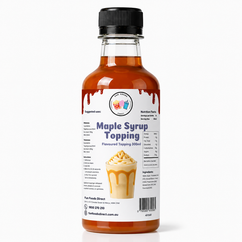 Maple Syrup High Quality Toppings For Pancake, Waffle & Desserts