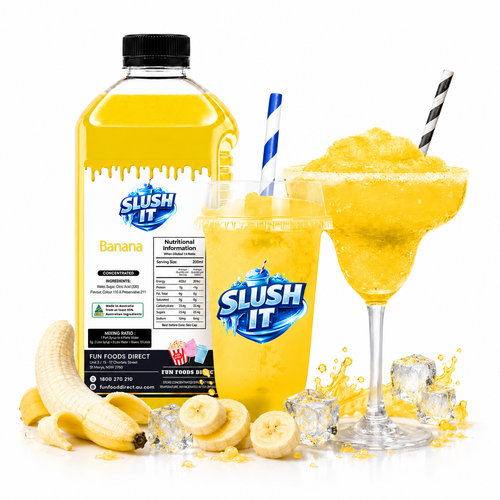 Banana Slushy 2L Bottle