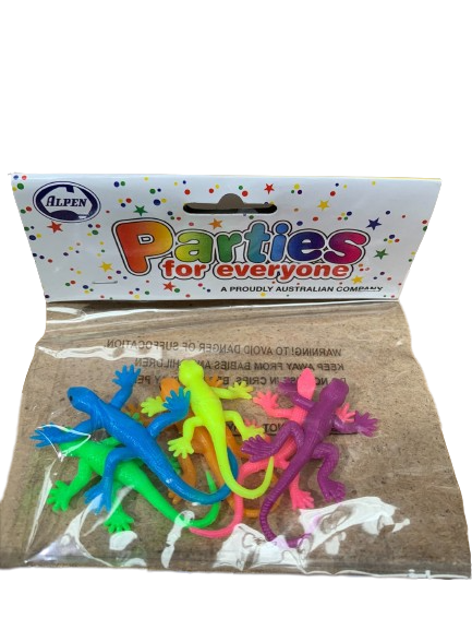 Toy Lizards Party Favour