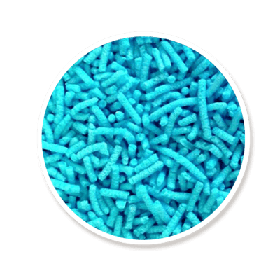 Blue Topping Jimmies Sprinkles 1KG