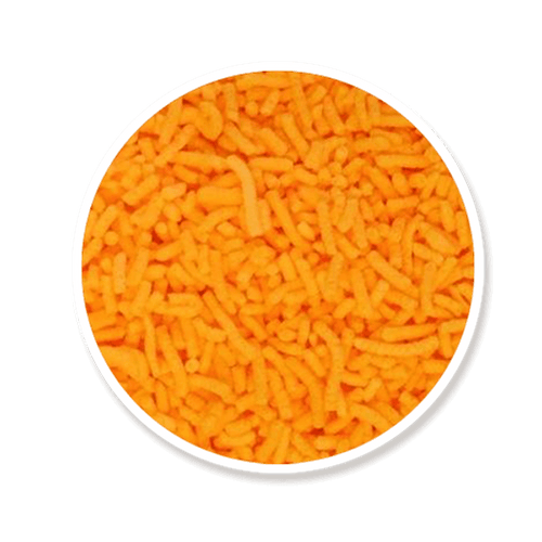 Orange Topping Jimmies Sprinkles