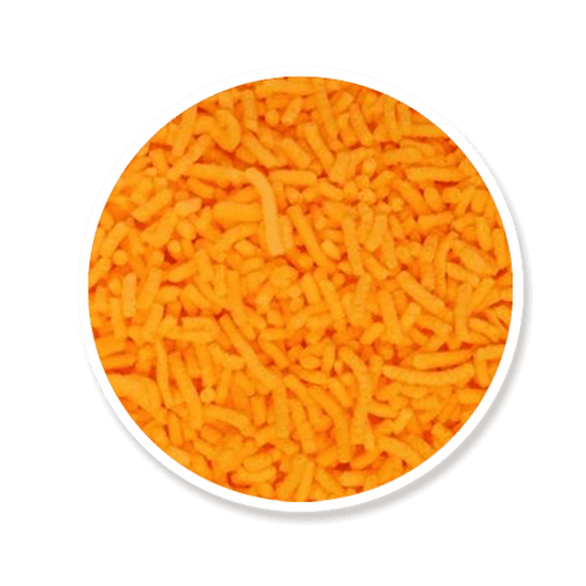 Orange Topping Jimmies Sprinkles