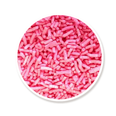 Pink Topping Jimmies Sprinkles