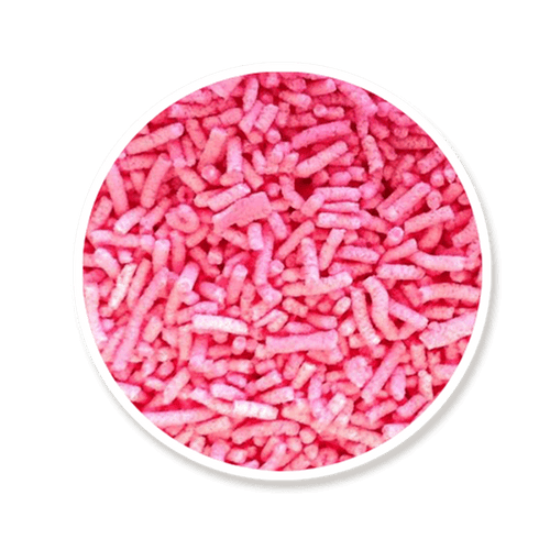 Pink Topping Jimmies Sprinkles