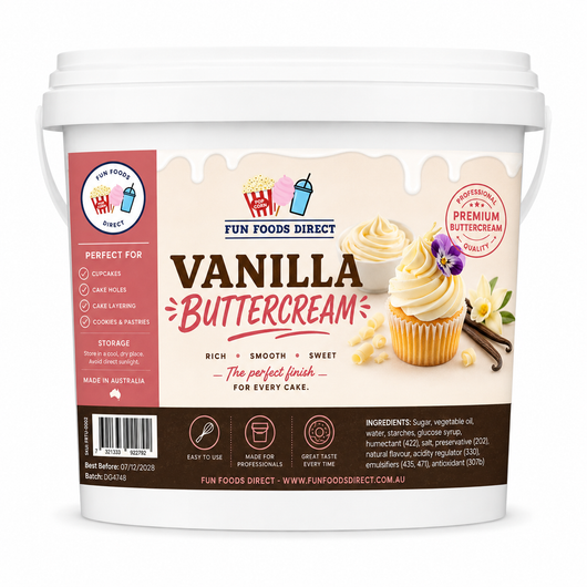 Premium Vanilla Buttercream Ready-To-Use Icing 2kg