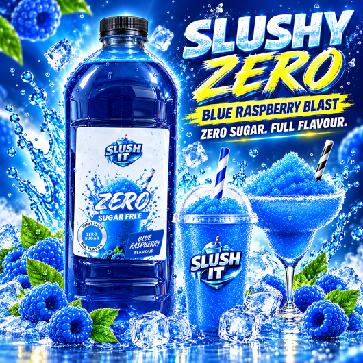 Slush It Zero Blue Raspberry Slushy Syrup – 2L