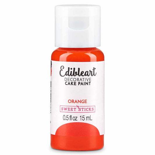 Orange Edible Art Paint 15ml