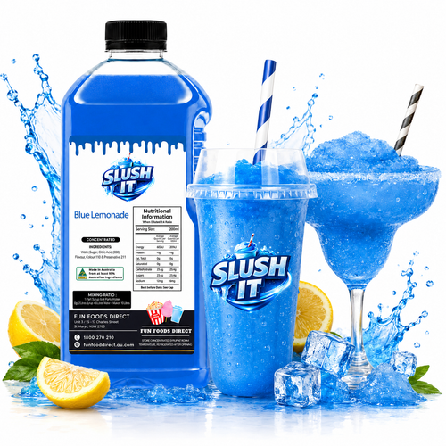 Blue Lemonade Slushy 2L Bottle