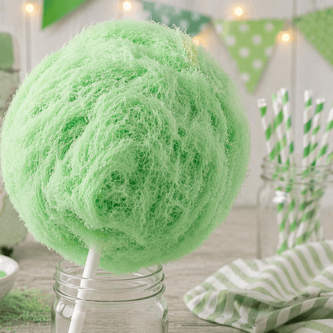 Premium Green Fairy Floss Sugar Ready to use