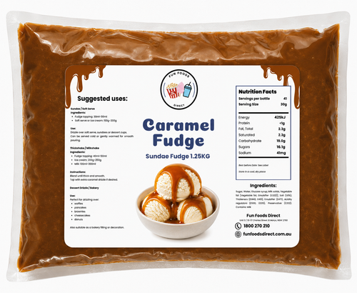 Caramel Fudge Sundae Topping 1.2KG