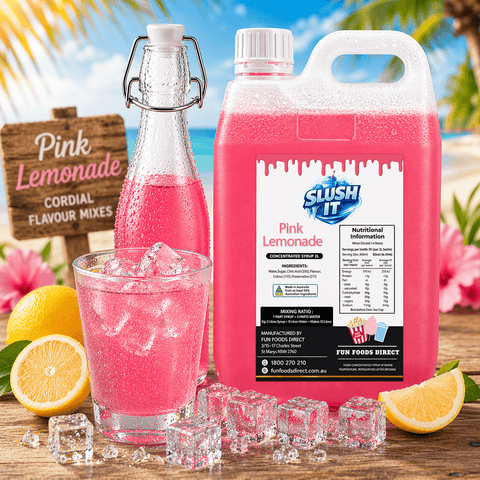 Pink Lemonade Cordial Mixes 2L