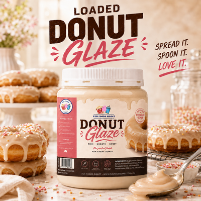 White Donut Glaze | Professional Ready-to-Use Donut Glaze for Bakery & Dessert Creations