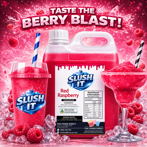 Red Raspberry Slushy 2L Bottle