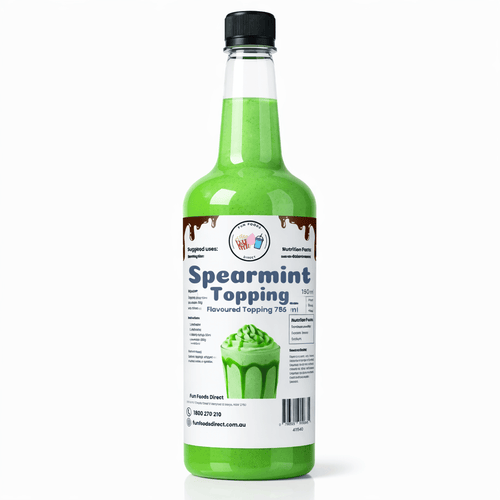 Spearmint Milkshake Syrup & Dessert Topping for Thickshakes, Sundaes & Drinks