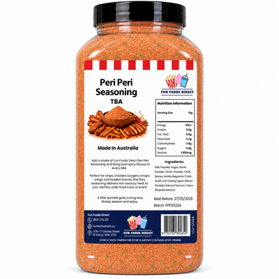 Peri Peri Seasoning | Spicy Flavour Boost for Chips, Chicken & Snacks