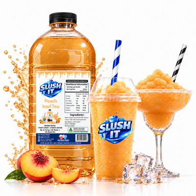 Peach Iced Tea Slushy 2L Bottle