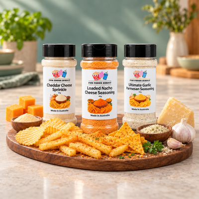 Cheesy Fries Seasoning Trio – 3 Small Shaker Bundle