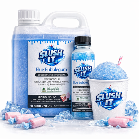 Blue Bubblegum Sno Cone Bottle