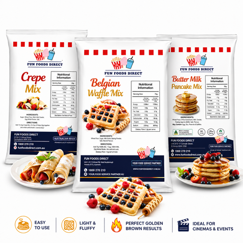 Breakfast Classics Collection – Pancake, Crepe & Belgian Waffle Mix Bundle