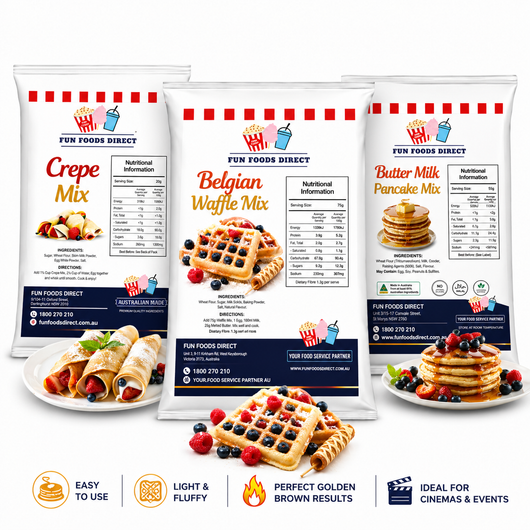 Breakfast Classics Collection – Pancake, Crepe & Belgian Waffle Mix Bundle