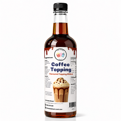 Coffee Milkshake Syrup & Dessert Topping for Thickshakes, Sundaes & Drinks