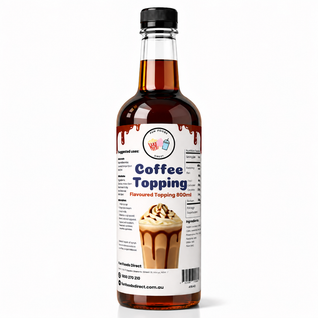 Coffee Milkshake Syrup & Dessert Topping for Thickshakes, Sundaes & Drinks