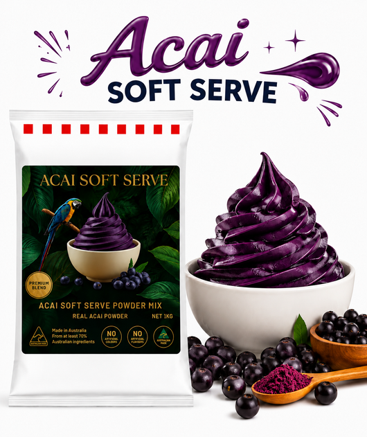 Acai Soft Serve Powder Mix 1KG