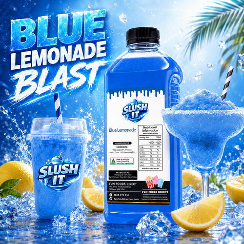 Blue Lemonade Slushy 2L Bottle